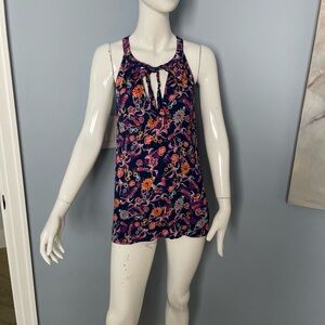 Ella Moss floral cami top with optional tie